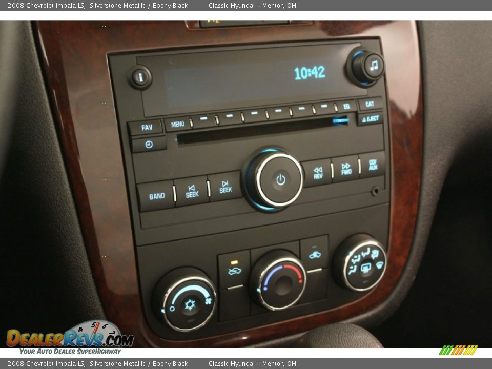 2008 Chevrolet Impala LS Silverstone Metallic / Ebony Black Photo #14