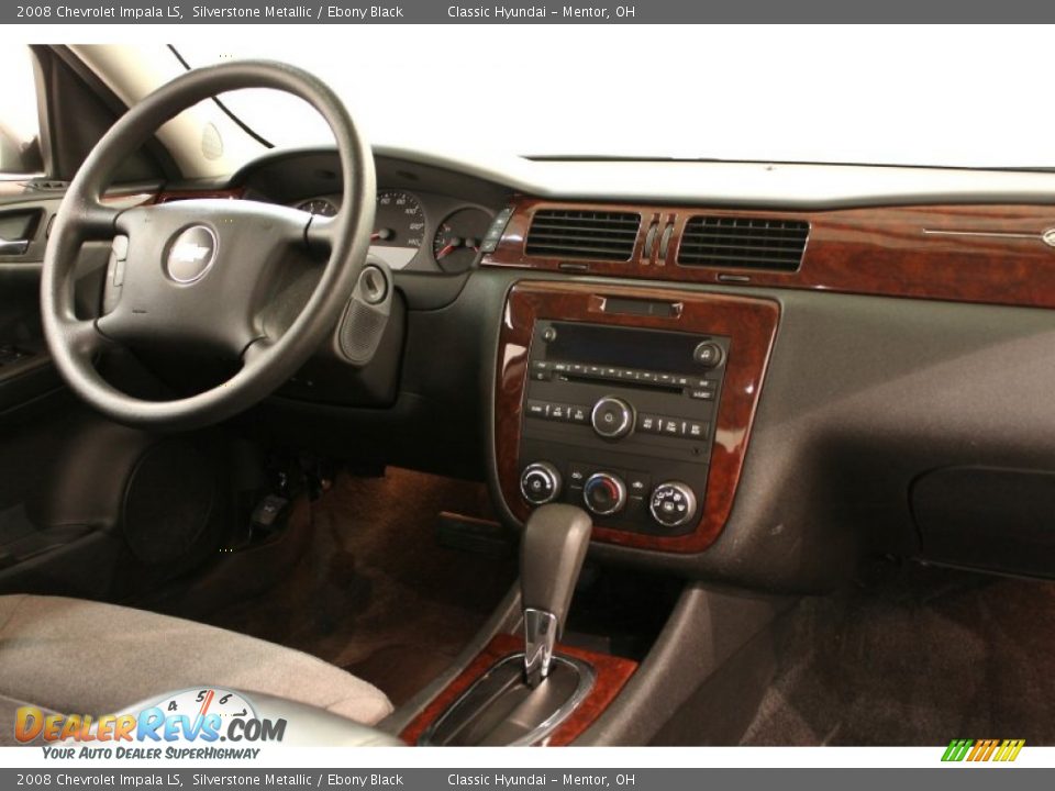 2008 Chevrolet Impala LS Silverstone Metallic / Ebony Black Photo #16