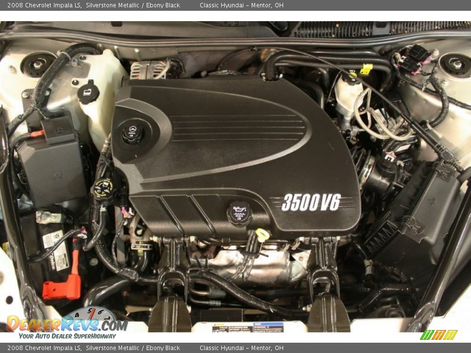 2008 Chevrolet Impala LS Silverstone Metallic / Ebony Black Photo #22