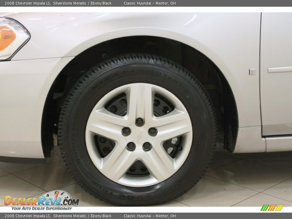 2008 Chevrolet Impala LS Silverstone Metallic / Ebony Black Photo #23