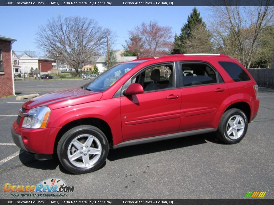 2006 Chevrolet Equinox LT AWD Salsa Red Metallic / Light Gray Photo #3