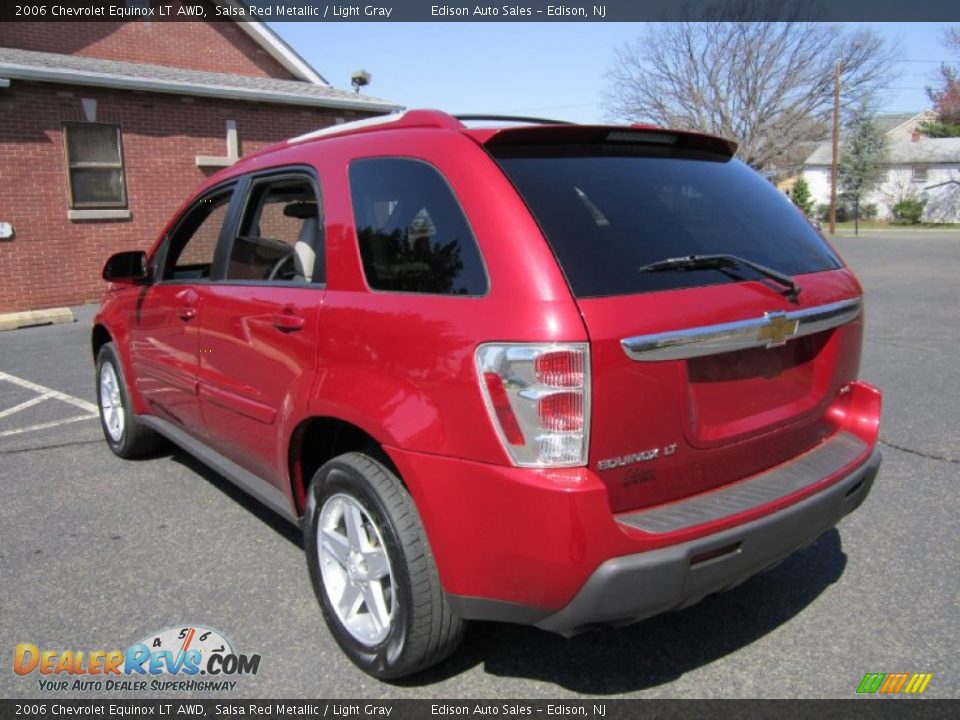 2006 Chevrolet Equinox LT AWD Salsa Red Metallic / Light Gray Photo #5