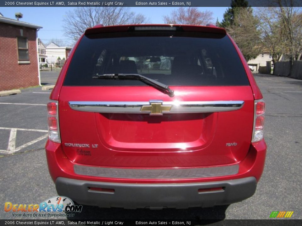 2006 Chevrolet Equinox LT AWD Salsa Red Metallic / Light Gray Photo #6