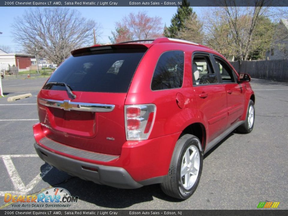 2006 Chevrolet Equinox LT AWD Salsa Red Metallic / Light Gray Photo #7