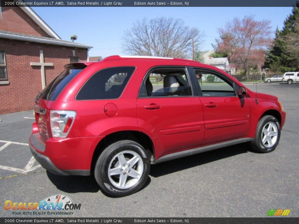 2006 Chevrolet Equinox LT AWD Salsa Red Metallic / Light Gray Photo #8