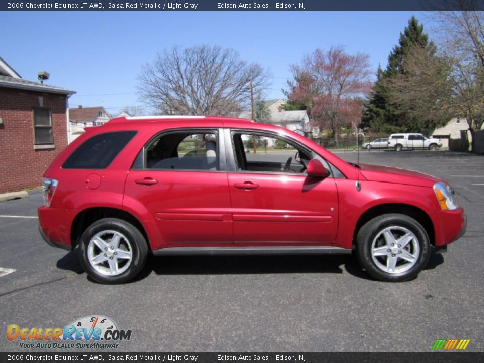 2006 Chevrolet Equinox LT AWD Salsa Red Metallic / Light Gray Photo #9