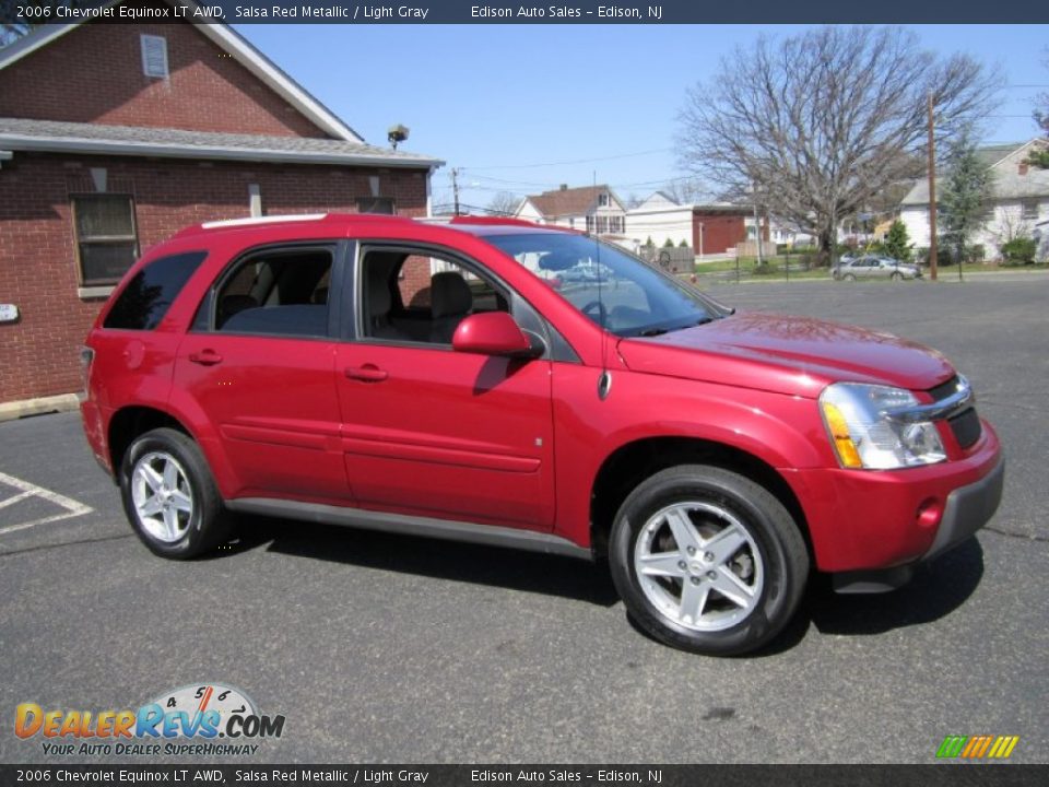 2006 Chevrolet Equinox LT AWD Salsa Red Metallic / Light Gray Photo #10