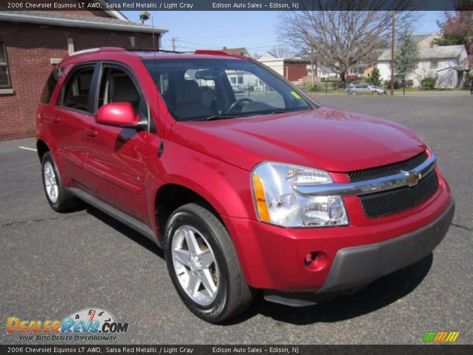 2006 Chevrolet Equinox LT AWD Salsa Red Metallic / Light Gray Photo #11