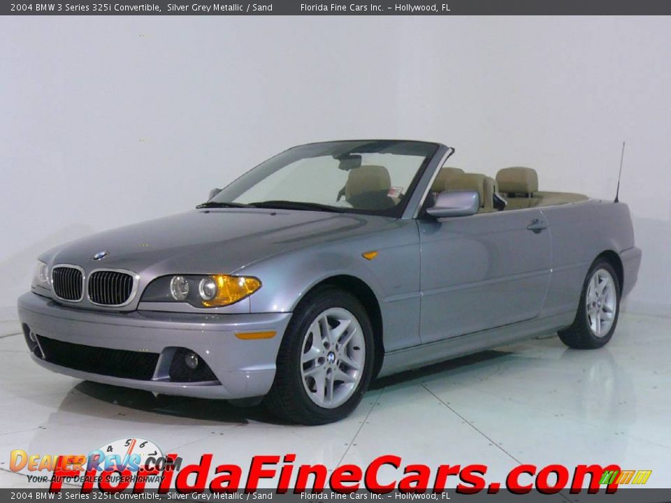 2004 BMW 3 Series 325i Convertible Silver Grey Metallic / Sand Photo #1