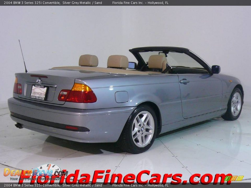 2004 BMW 3 Series 325i Convertible Silver Grey Metallic / Sand Photo #2