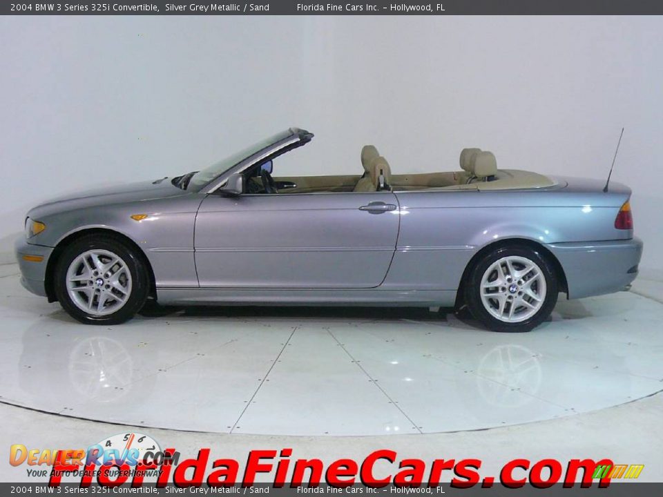 2004 BMW 3 Series 325i Convertible Silver Grey Metallic / Sand Photo #3