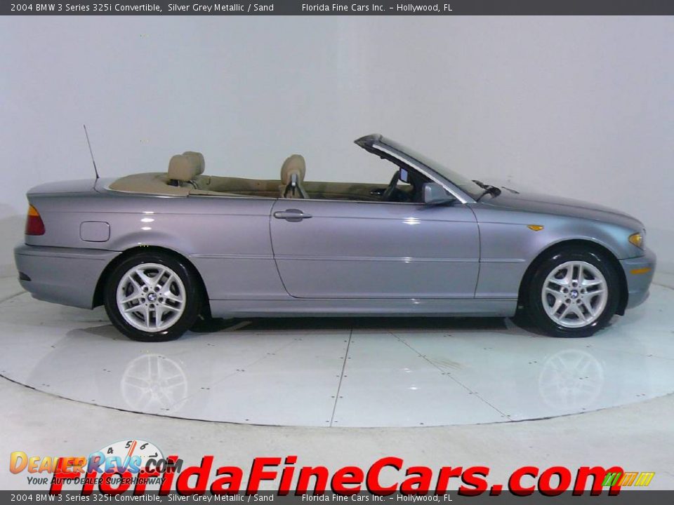 2004 BMW 3 Series 325i Convertible Silver Grey Metallic / Sand Photo #4
