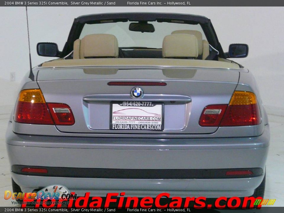 2004 BMW 3 Series 325i Convertible Silver Grey Metallic / Sand Photo #6