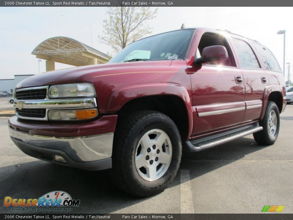 2006 Chevrolet Tahoe LS Sport Red Metallic / Tan/Neutral Photo #1