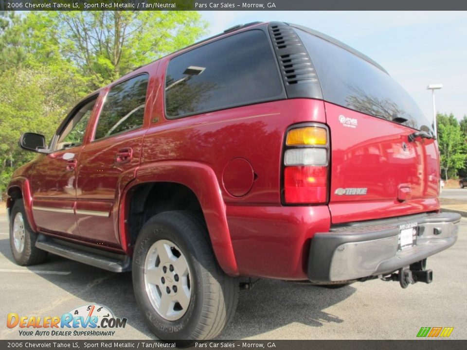 2006 Chevrolet Tahoe LS Sport Red Metallic / Tan/Neutral Photo #2