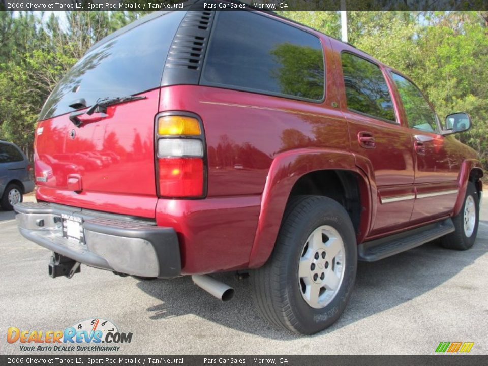 2006 Chevrolet Tahoe LS Sport Red Metallic / Tan/Neutral Photo #3