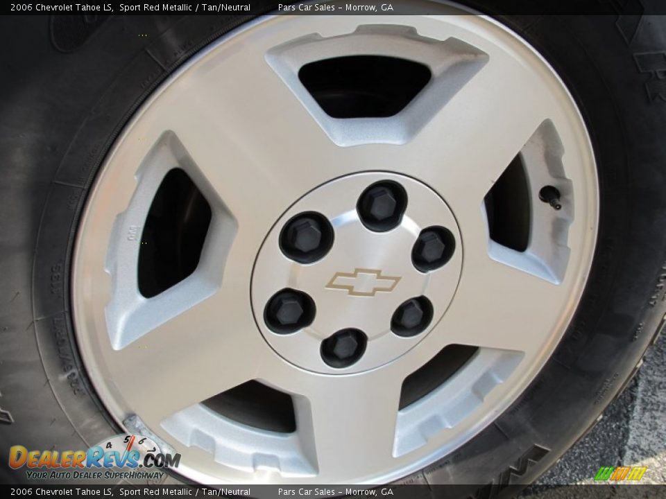 2006 Chevrolet Tahoe LS Sport Red Metallic / Tan/Neutral Photo #5