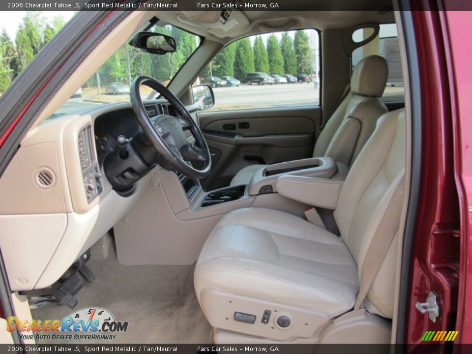 2006 Chevrolet Tahoe LS Sport Red Metallic / Tan/Neutral Photo #6