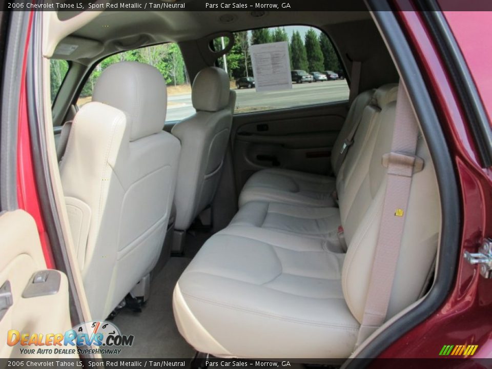 2006 Chevrolet Tahoe LS Sport Red Metallic / Tan/Neutral Photo #8