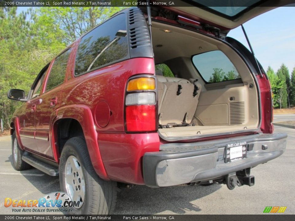2006 Chevrolet Tahoe LS Sport Red Metallic / Tan/Neutral Photo #10