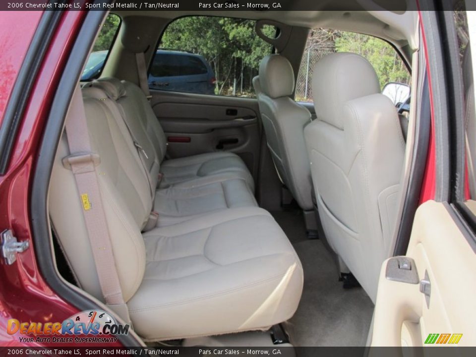 2006 Chevrolet Tahoe LS Sport Red Metallic / Tan/Neutral Photo #11