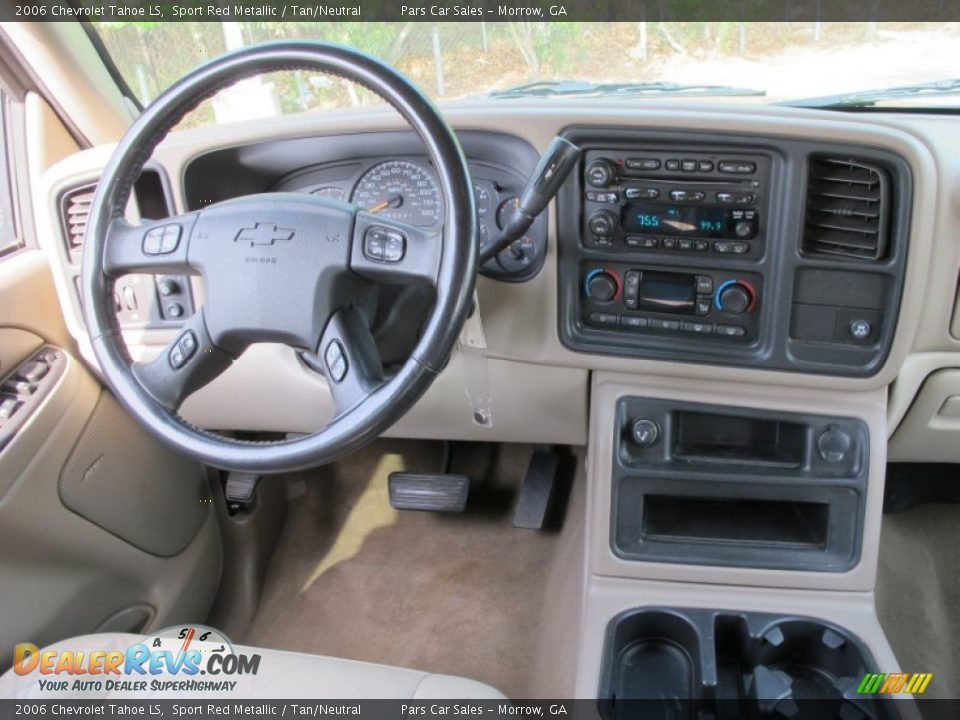 2006 Chevrolet Tahoe LS Sport Red Metallic / Tan/Neutral Photo #13