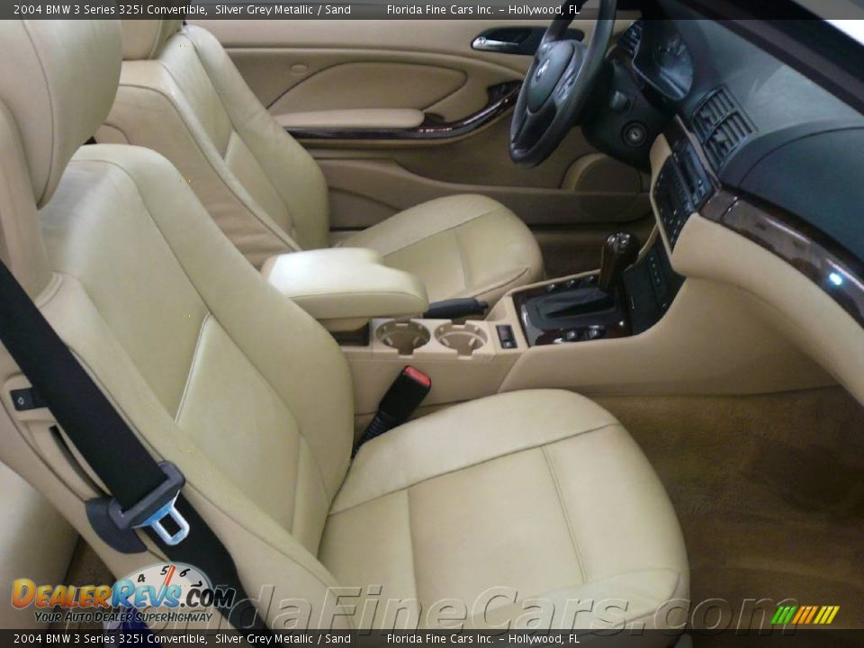 2004 BMW 3 Series 325i Convertible Silver Grey Metallic / Sand Photo #14