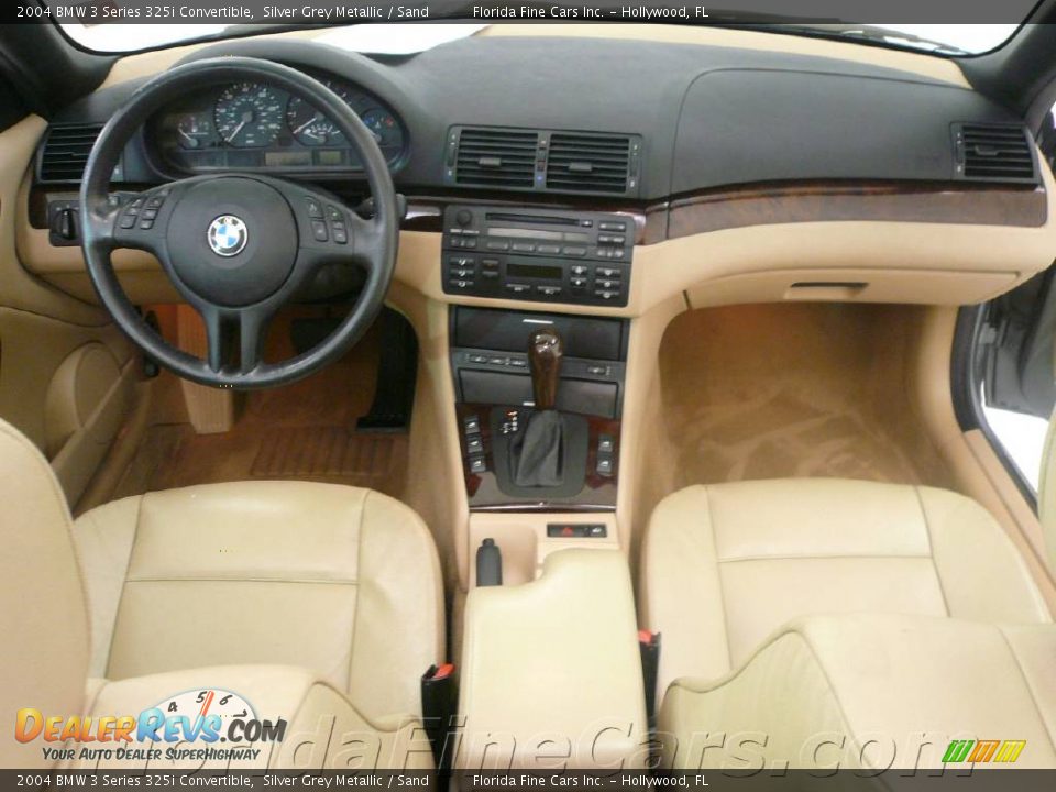 2004 BMW 3 Series 325i Convertible Silver Grey Metallic / Sand Photo #15