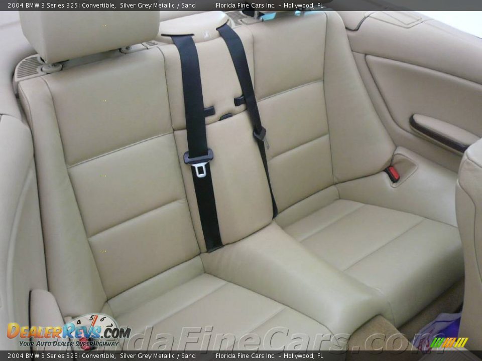 2004 BMW 3 Series 325i Convertible Silver Grey Metallic / Sand Photo #18