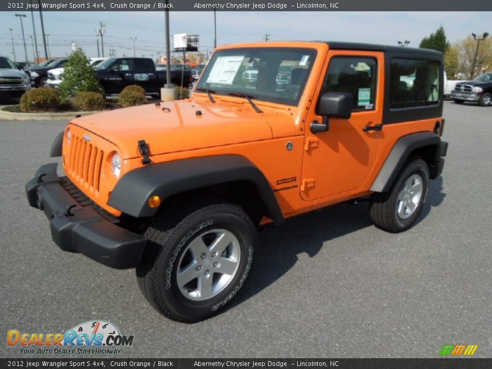 2012 Jeep Wrangler Sport S 4x4 Crush Orange / Black Photo #1