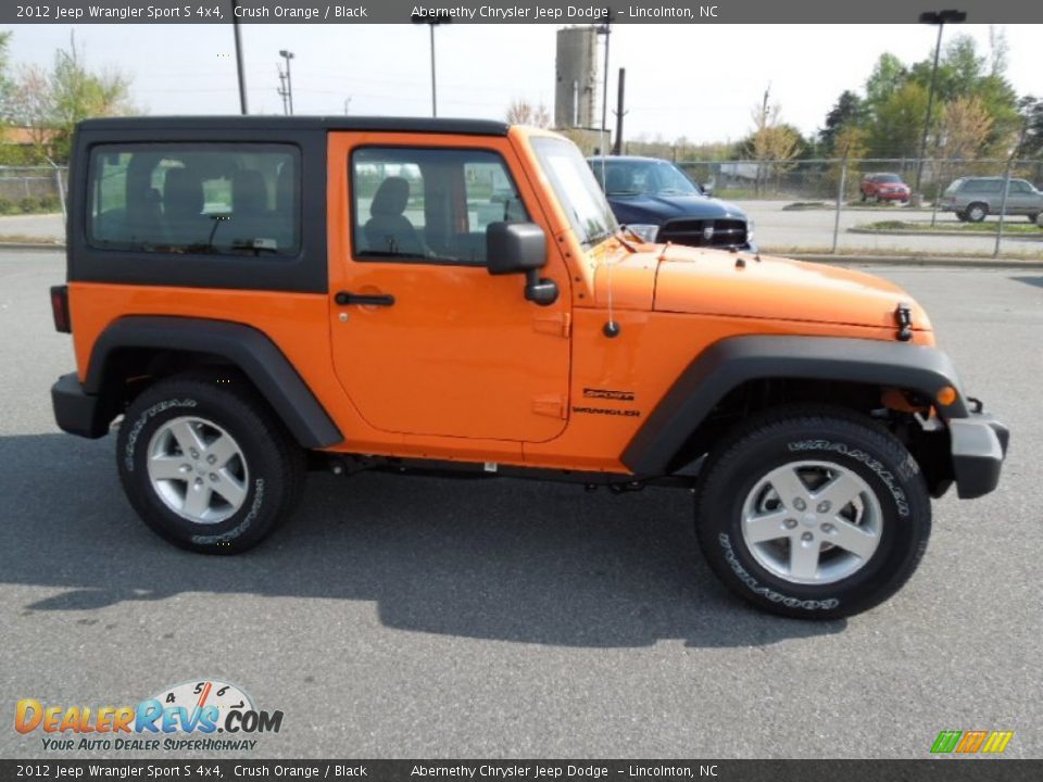 2012 Jeep Wrangler Sport S 4x4 Crush Orange / Black Photo #3