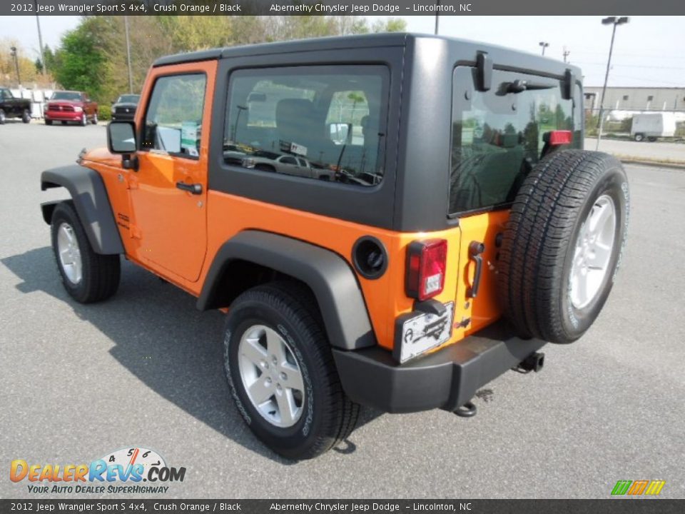 2012 Jeep Wrangler Sport S 4x4 Crush Orange / Black Photo #5