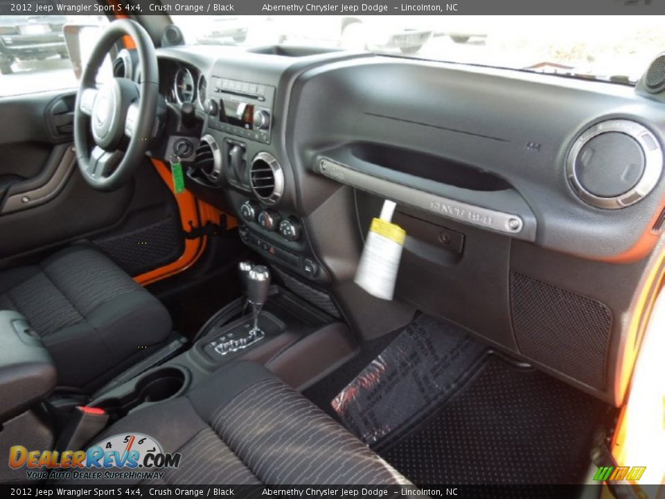 Dashboard of 2012 Jeep Wrangler Sport S 4x4 Photo #22