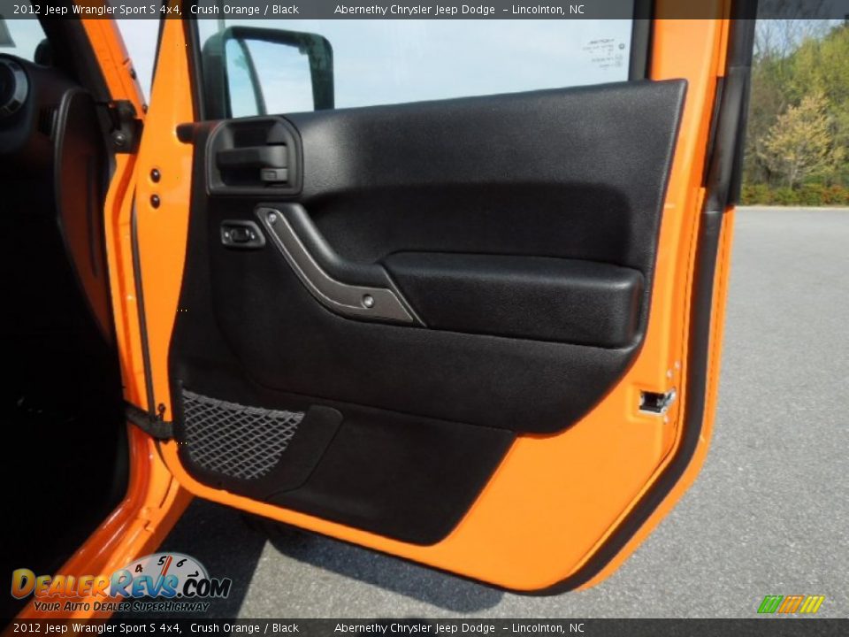 2012 Jeep Wrangler Sport S 4x4 Crush Orange / Black Photo #23