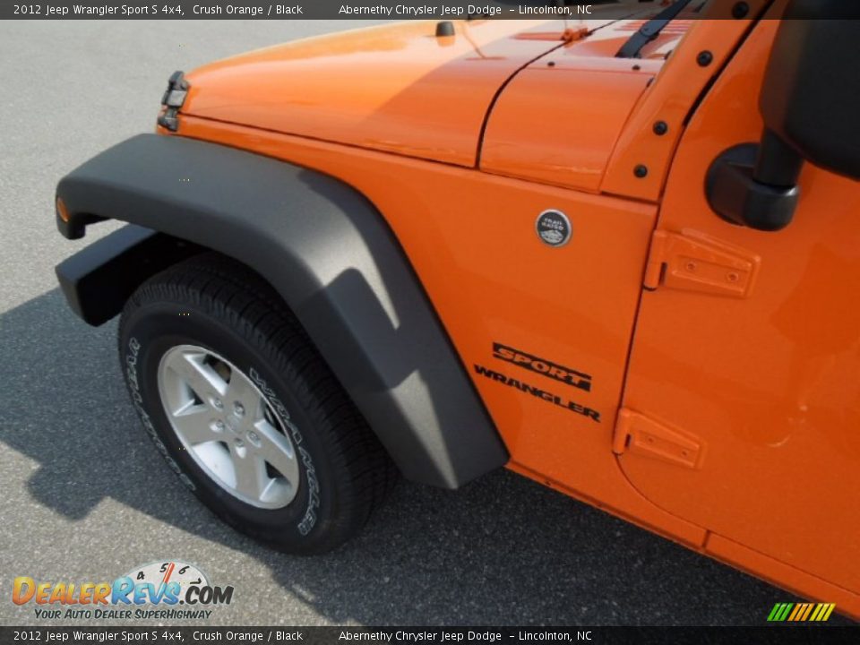 2012 Jeep Wrangler Sport S 4x4 Crush Orange / Black Photo #26