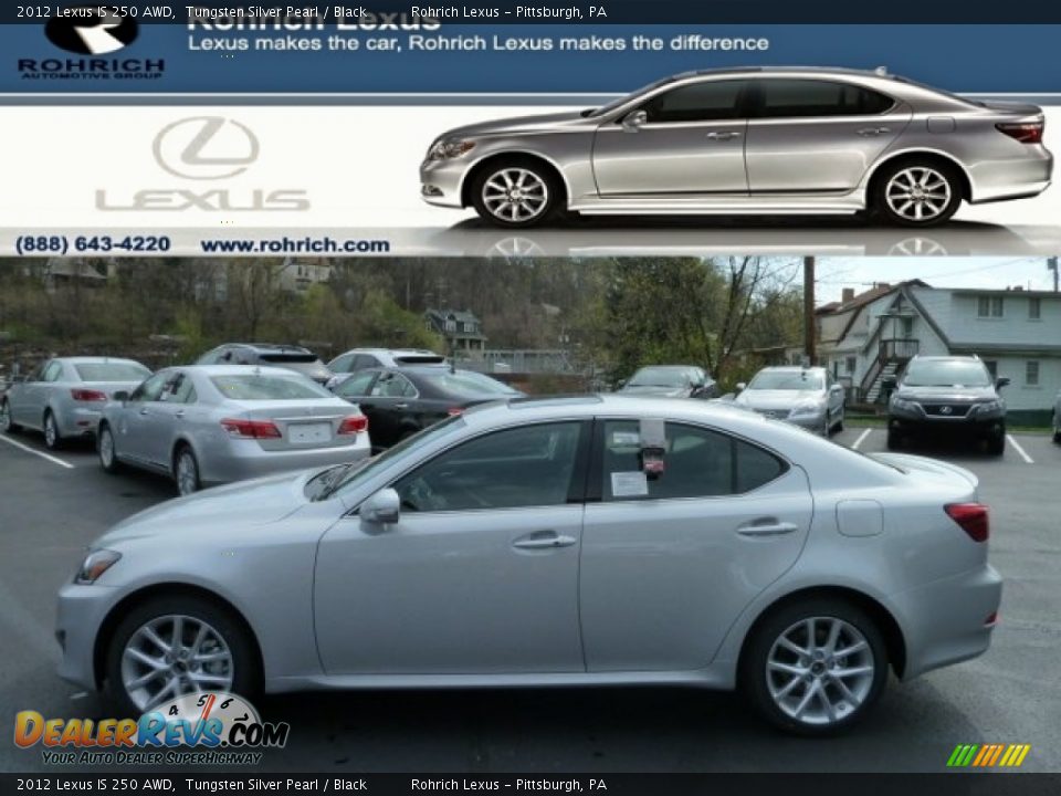 2012 Lexus IS 250 AWD Tungsten Silver Pearl / Black Photo #1