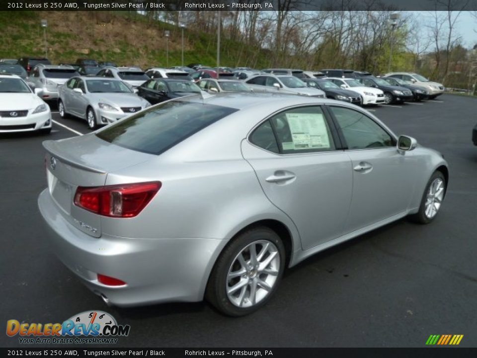 2012 Lexus IS 250 AWD Tungsten Silver Pearl / Black Photo #4