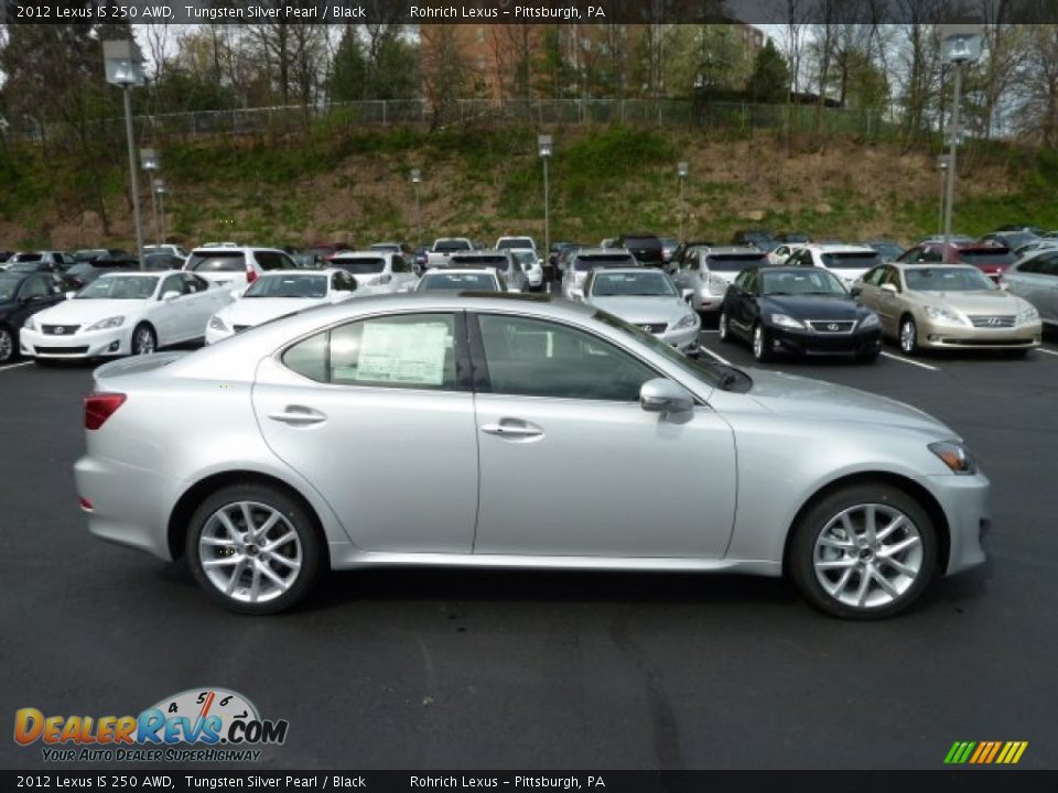 2012 Lexus IS 250 AWD Tungsten Silver Pearl / Black Photo #5
