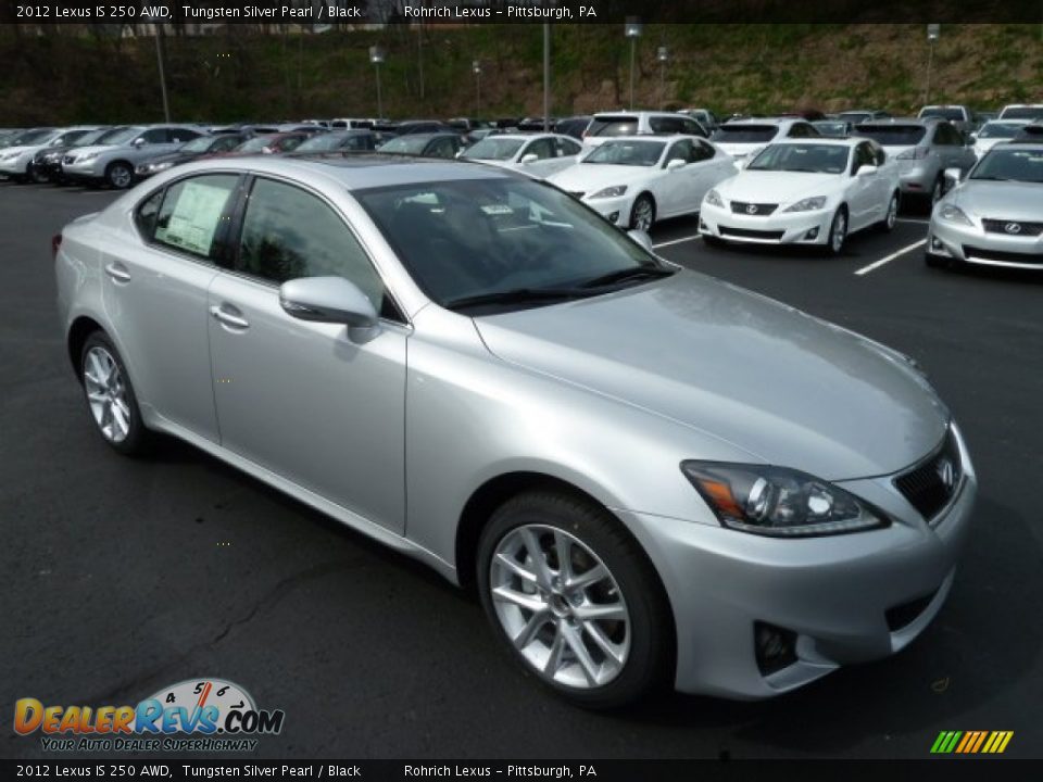 2012 Lexus IS 250 AWD Tungsten Silver Pearl / Black Photo #6
