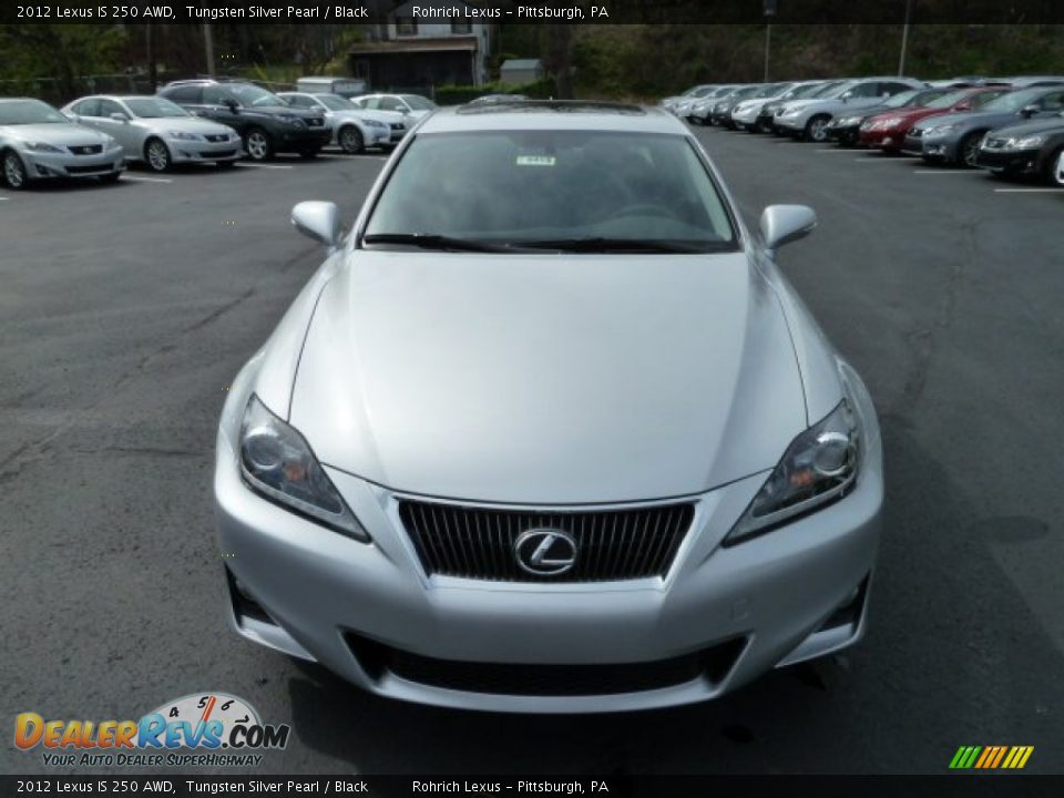 2012 Lexus IS 250 AWD Tungsten Silver Pearl / Black Photo #7