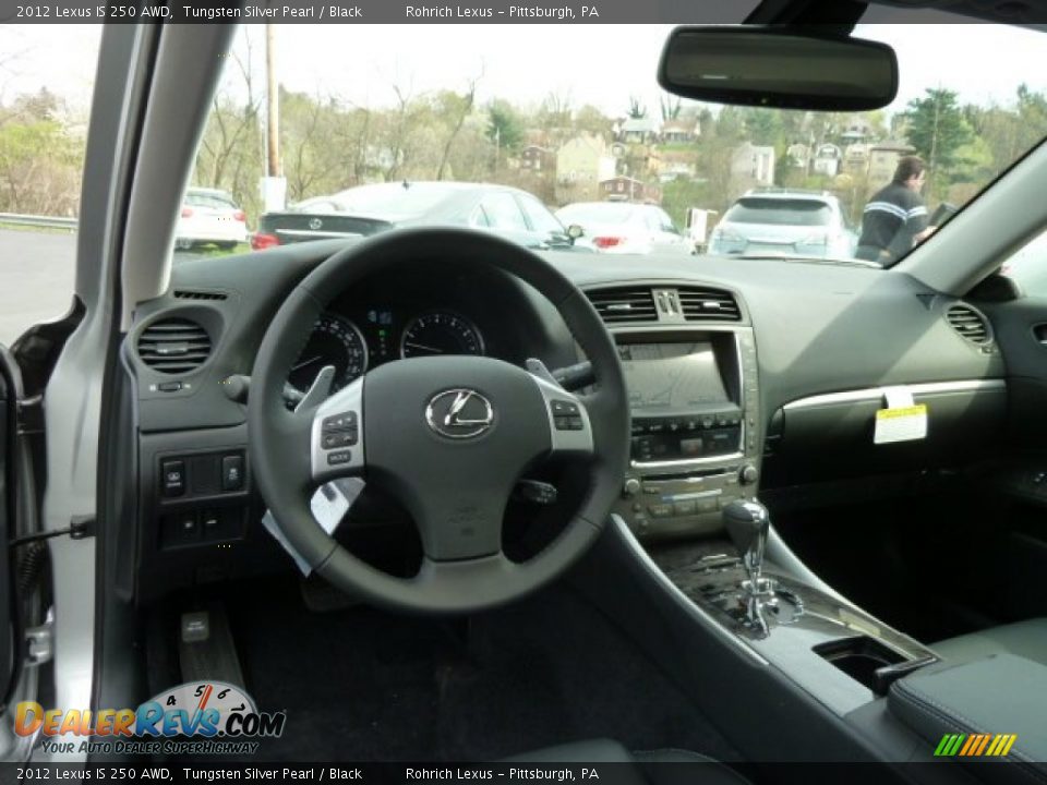 2012 Lexus IS 250 AWD Tungsten Silver Pearl / Black Photo #12