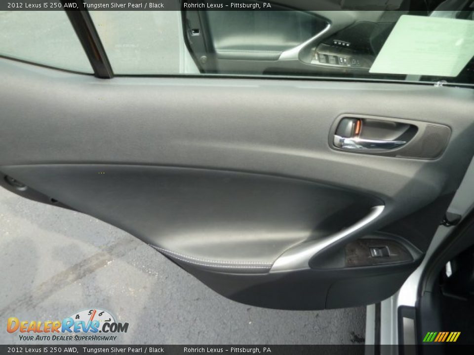 2012 Lexus IS 250 AWD Tungsten Silver Pearl / Black Photo #13
