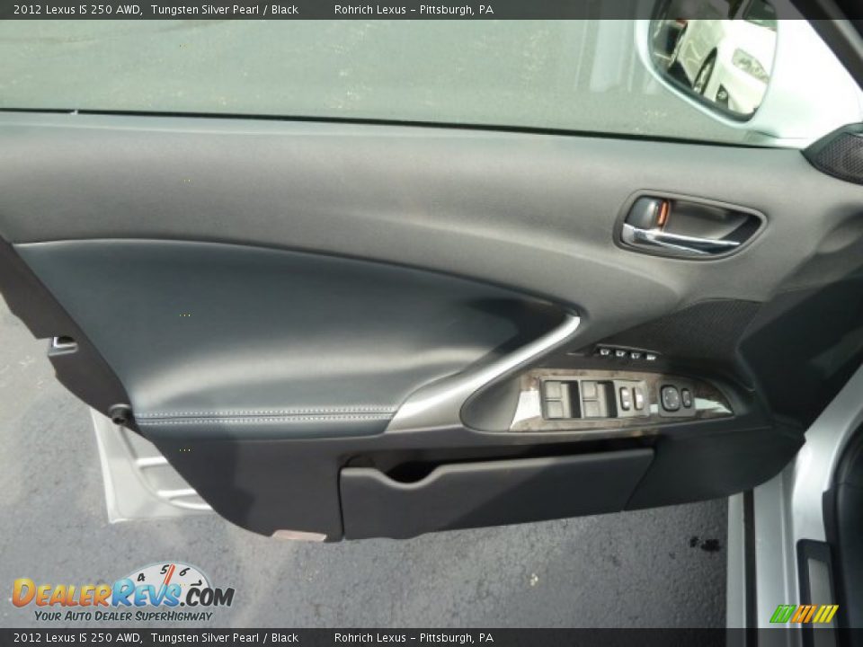 2012 Lexus IS 250 AWD Tungsten Silver Pearl / Black Photo #14