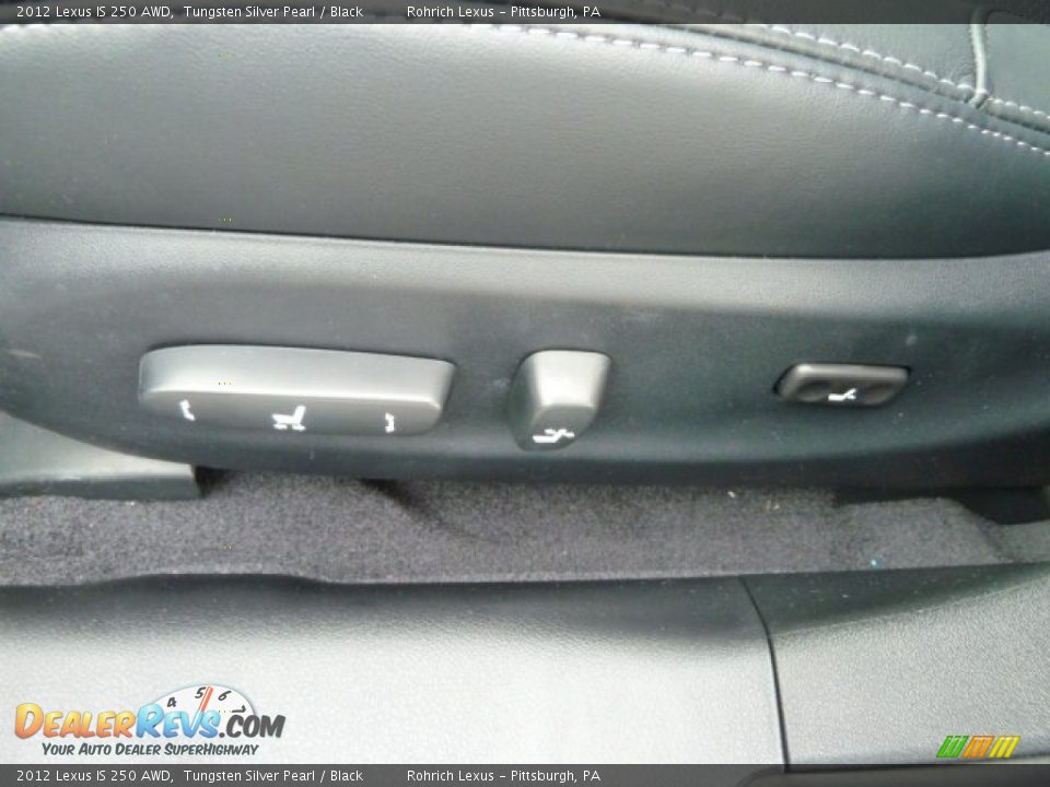 2012 Lexus IS 250 AWD Tungsten Silver Pearl / Black Photo #16
