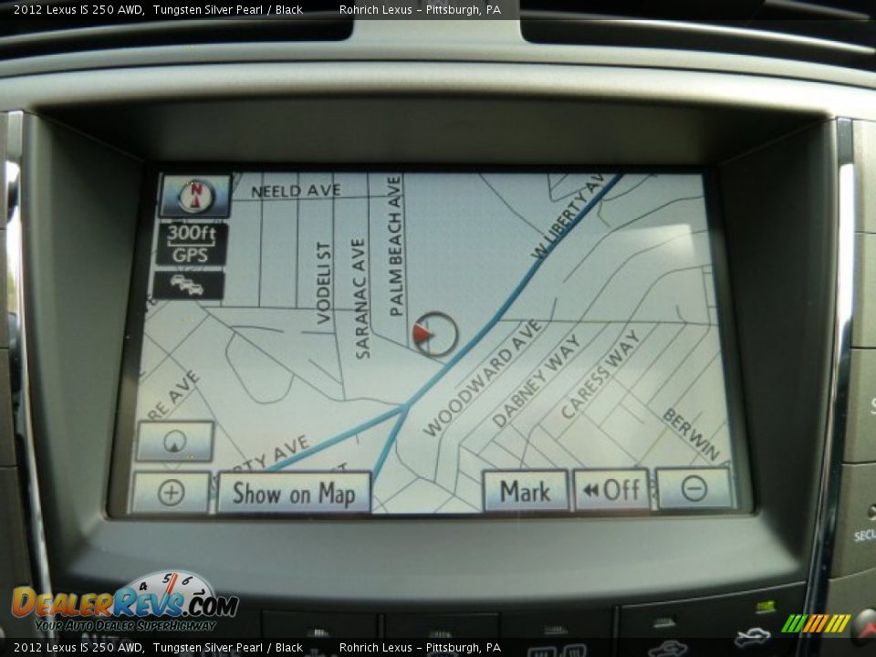 2012 Lexus IS 250 AWD Tungsten Silver Pearl / Black Photo #17