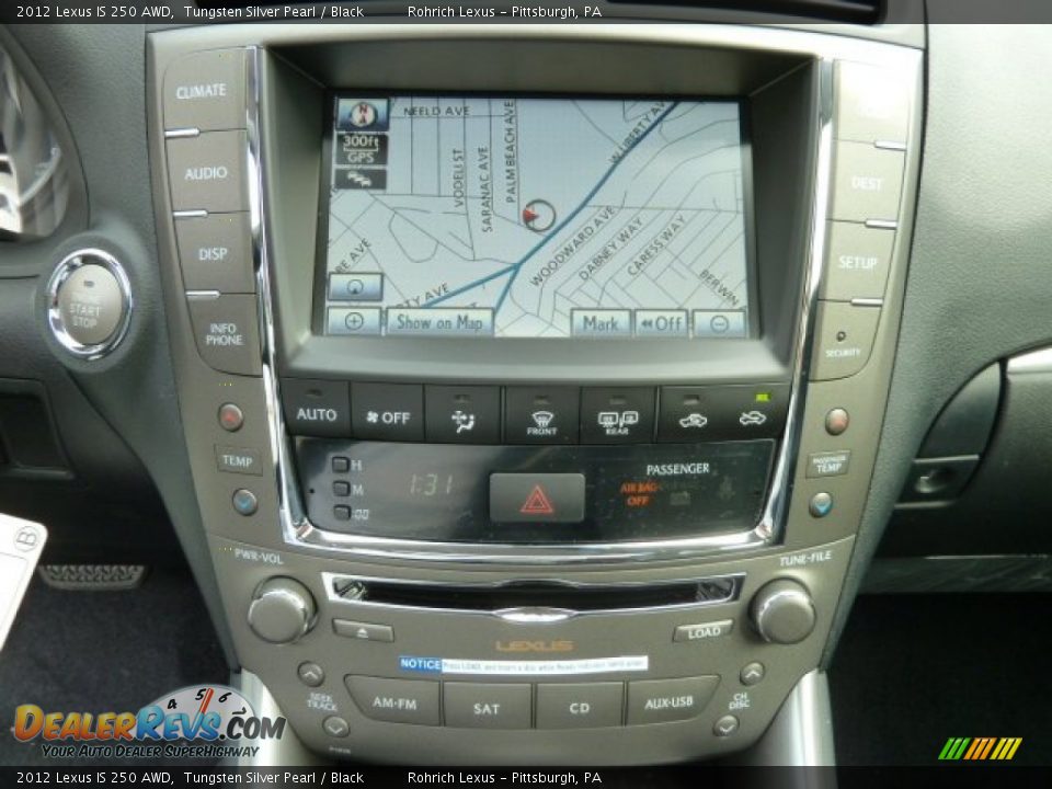 2012 Lexus IS 250 AWD Tungsten Silver Pearl / Black Photo #19