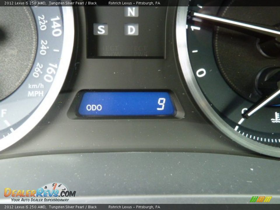 2012 Lexus IS 250 AWD Tungsten Silver Pearl / Black Photo #20