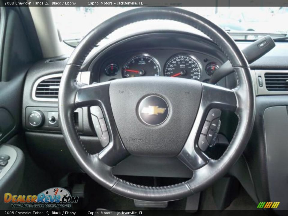 2008 Chevrolet Tahoe LS Black / Ebony Photo #17