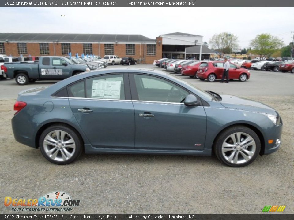 2012 Chevrolet Cruze LTZ/RS Blue Granite Metallic / Jet Black Photo #4