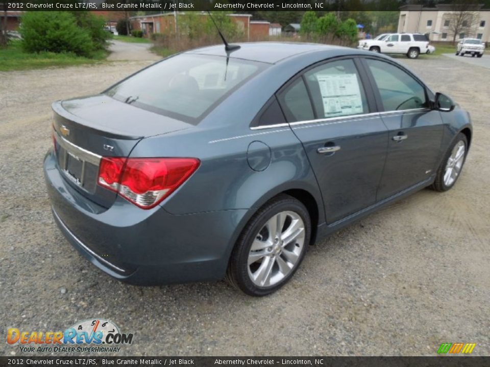 2012 Chevrolet Cruze LTZ/RS Blue Granite Metallic / Jet Black Photo #6